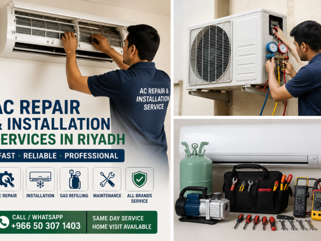 AC Repair, Installation & Gas Refilling Services in Riyadh