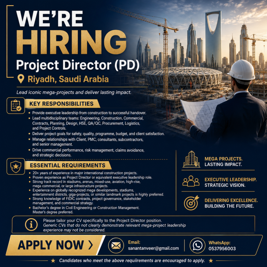 Job Vacancy – Project Director (PD)