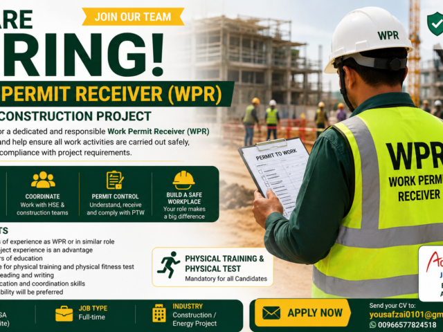 Work Permit Receiver (WPR) – Construction Project